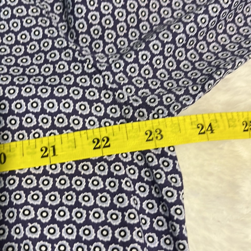 Ted Baker XXL Button Down Shirt Purple/Blue Print Long Sleeve Shirt Modern Fit - Picture 10 of 12